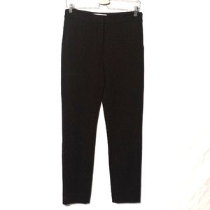 Final Sale - DIANE VON FURSTENBERG Black Knit Straight Leg Trousers, size 6